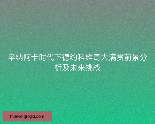 辛纳阿卡时代下德约科维奇大满贯前景分析及未来挑战